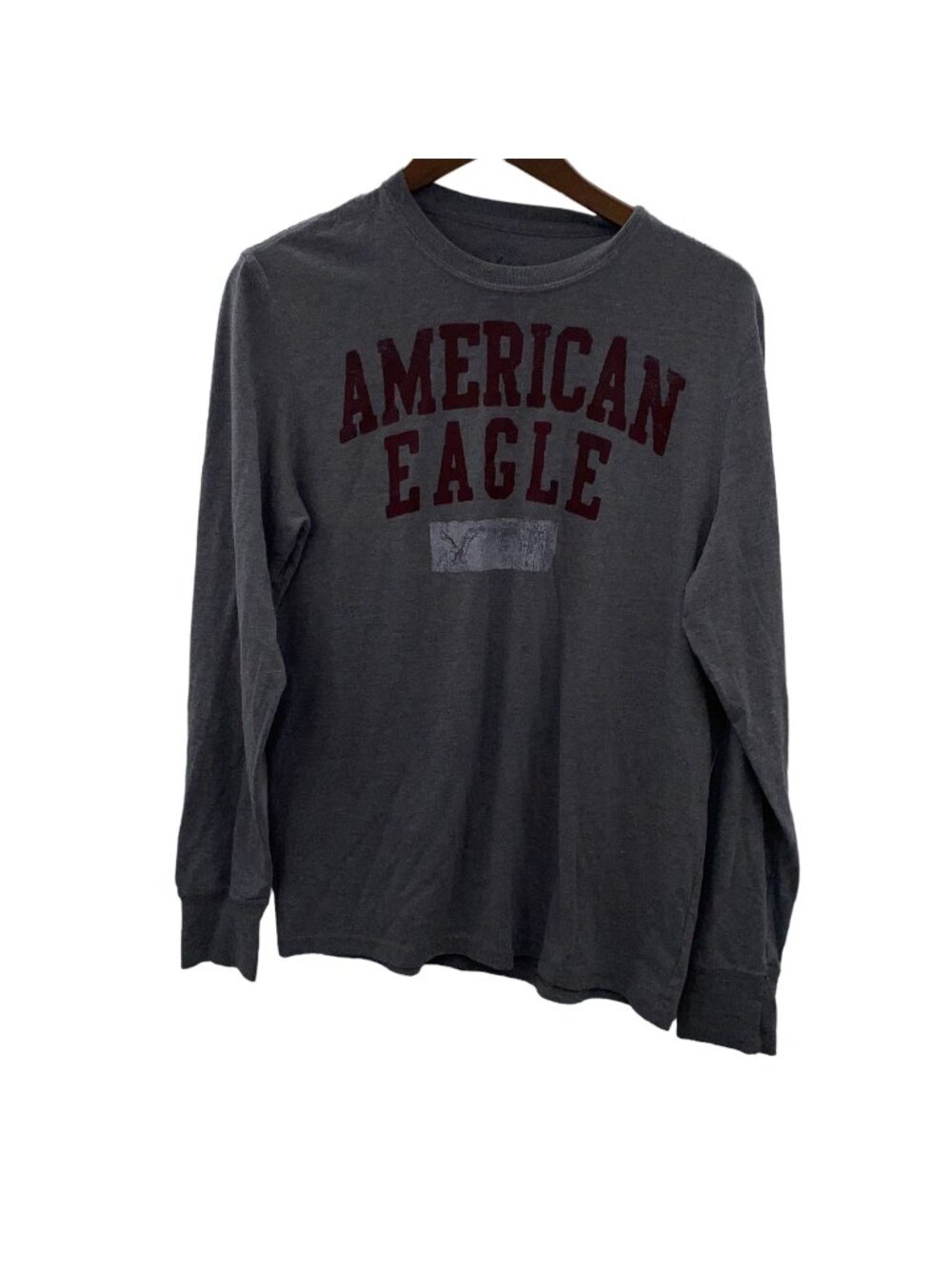 American Eagle Athletic Fit Medium Grey Long sleeve T-shirt